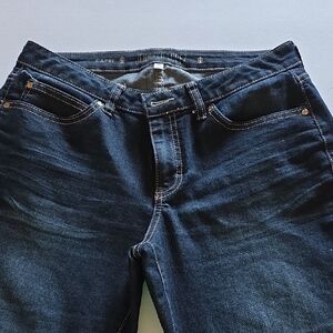 Jennifer Lopez Dark Blue Ankle Jeans